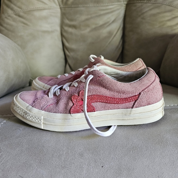 Converse Tyler The Creator Golf Le Fleur “Geranium Pink” Chuck Taylor sneaker s7 - Picture 4 of 8